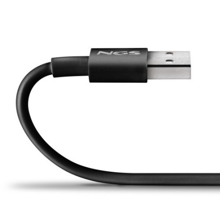 NGS ZYRO-AC cable USB USB 2.0 1 m USB A USB C 0,48 Gbit/s Negro