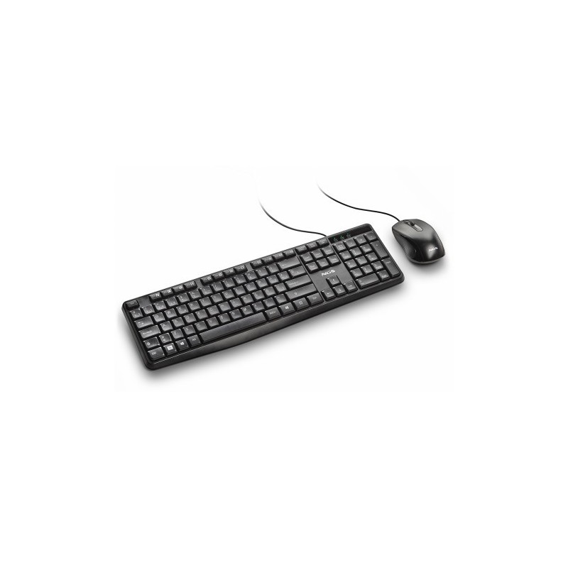 NGS COCOA KIT V2 teclado Ratón incluido Universal USB QWERTY Español Negro