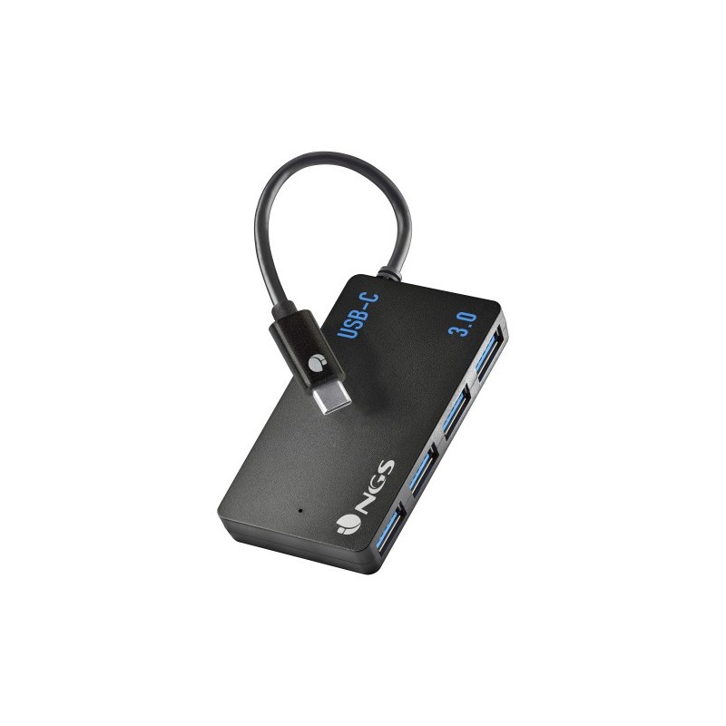 NGS WONDER IHUB4 USB 3.2 Gen 1 (3.1 Gen 1) Type-A 480 Mbit/s Negro