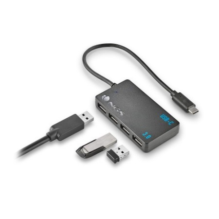 NGS WONDER IHUB4 USB 3.2 Gen 1 (3.1 Gen 1) Type-A 480 Mbit/s Negro