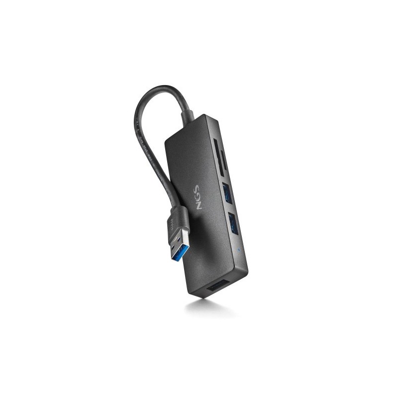 NGS IHUB READER USB 3.2 Gen 1 (3.1 Gen 1) Type-A 5000 Mbit/s Negro