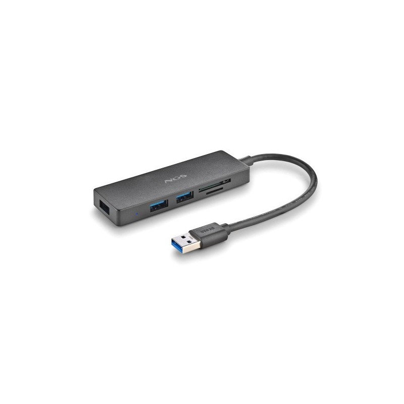 NGS IHUB READER USB 3.2 Gen 1 (3.1 Gen 1) Type-A 5000 Mbit/s Negro