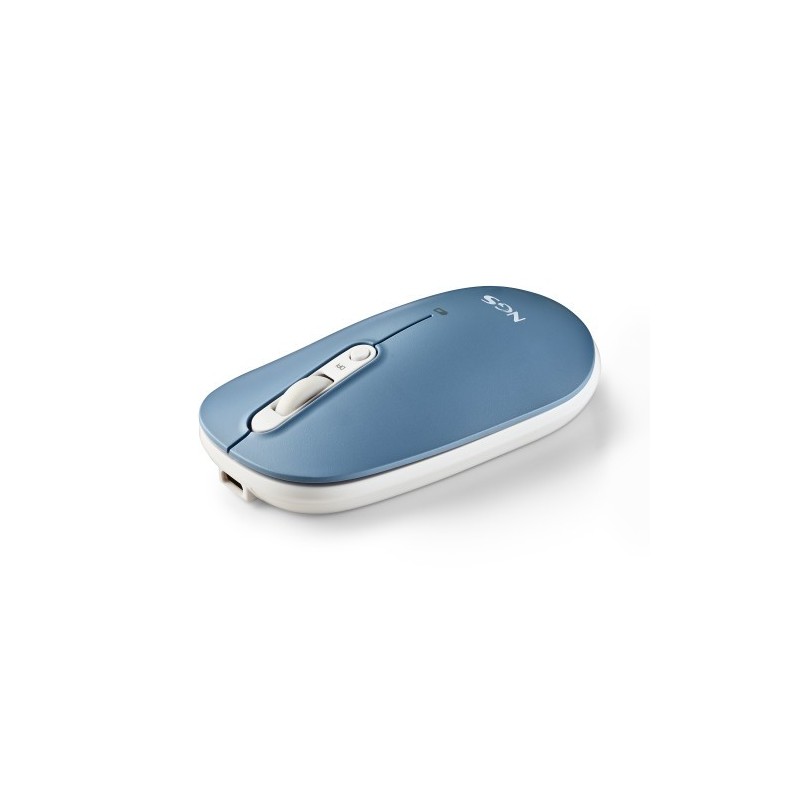 NGS SHELL RB ratón Oficina Ambidextro RF Wireless + Bluetooth Óptico 1600 DPI