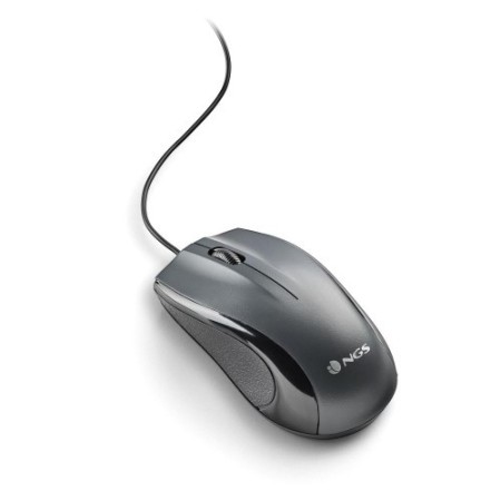 NGS MUSK ratón Universal Ambidextro USB tipo A Laser 1200 DPI