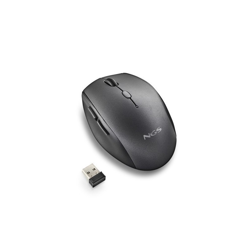 NGS BEE ratón Oficina mano derecha RF inalámbrico Óptico 1600 DPI
