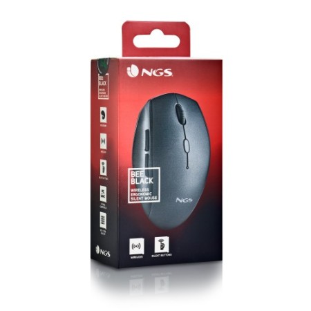 NGS BEE ratón Oficina mano derecha RF inalámbrico Óptico 1600 DPI