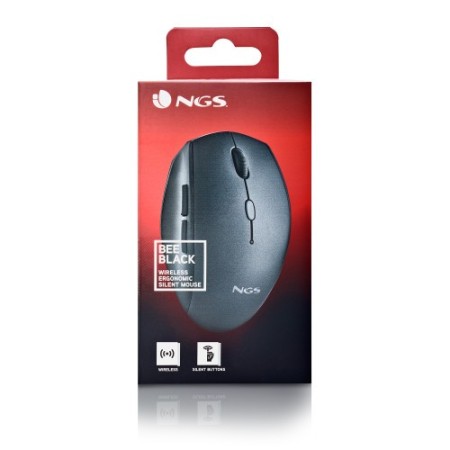 NGS BEE ratón Oficina mano derecha RF inalámbrico Óptico 1600 DPI