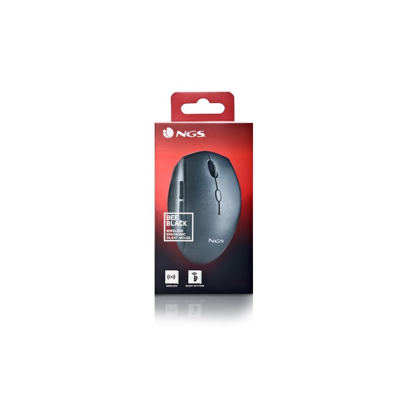 NGS BEE ratón Oficina mano derecha RF inalámbrico Óptico 1600 DPI