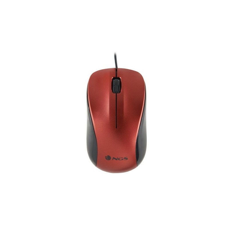 NGS CREW ratón Oficina Ambidextro USB tipo A Óptico 1200 DPI