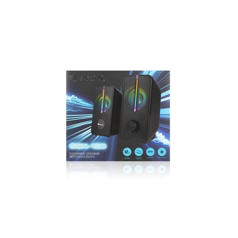NGS GSX-150 Negro Inalámbrico 12 W