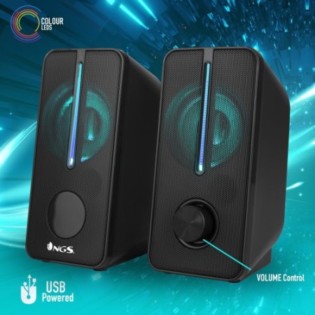 NGS GSX-150 Negro Inalámbrico 12 W