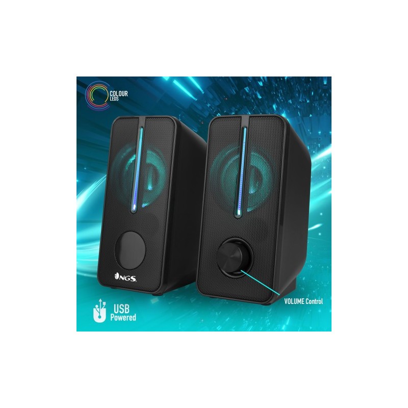 NGS GSX-150 Negro Inalámbrico 12 W