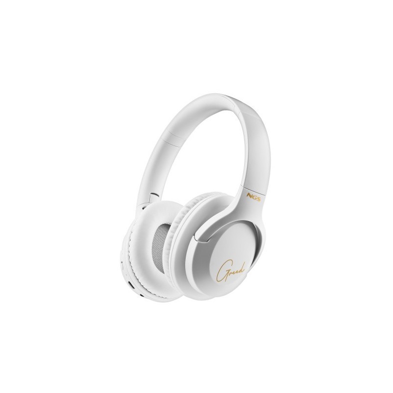 NGS ARTICA GREED Auriculares Inalámbrico y alámbrico Diadema Llamadas/Música USB Tipo C Bluetooth Blanco