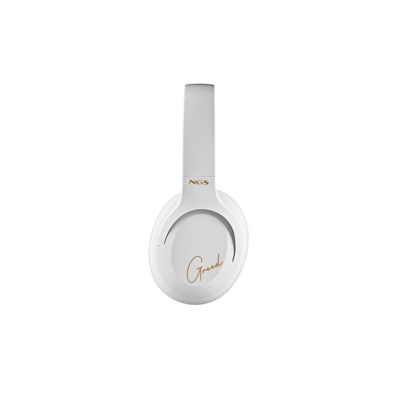 NGS ARTICA GREED Auriculares Inalámbrico y alámbrico Diadema Llamadas/Música USB Tipo C Bluetooth Blanco