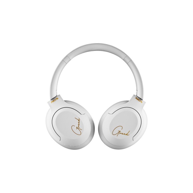 NGS ARTICA GREED Auriculares Inalámbrico y alámbrico Diadema Llamadas/Música USB Tipo C Bluetooth Blanco