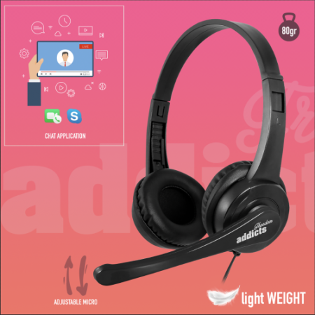 NGS VOX505 USB Auriculares Alámbrico Diadema Juego Negro