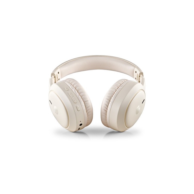 NGS Artica Tempest Beige Auriculares Inalámbrico y alámbrico Diadema Llamadas/Música USB Tipo C Bluetooth