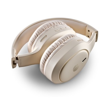 NGS Artica Tempest Beige Auriculares Inalámbrico y alámbrico Diadema Llamadas/Música USB Tipo C Bluetooth