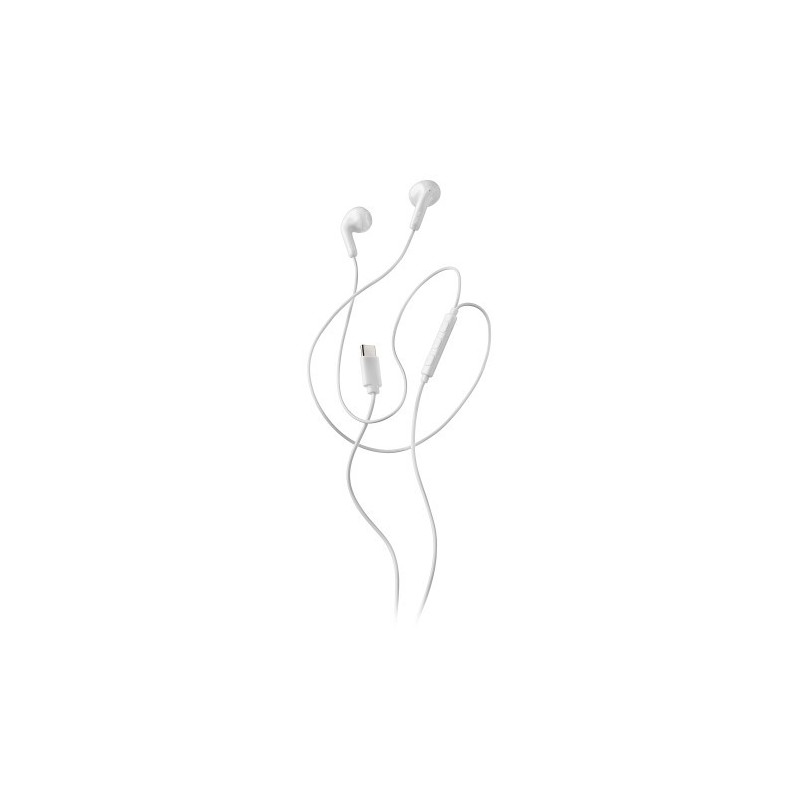 NGS CROSS GLIDE Auriculares Alámbrico Dentro de oído Llamadas/Música USB Tipo C Blanco