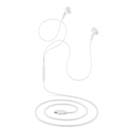 NGS CROSS GLIDE Auriculares Alámbrico Dentro de oído Llamadas/Música USB Tipo C Blanco