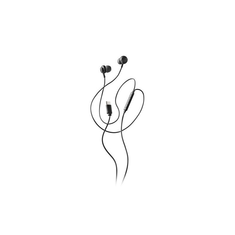 NGS CROSS STEP Auriculares Alámbrico Dentro de oído Llamadas/Música USB Tipo C Negro