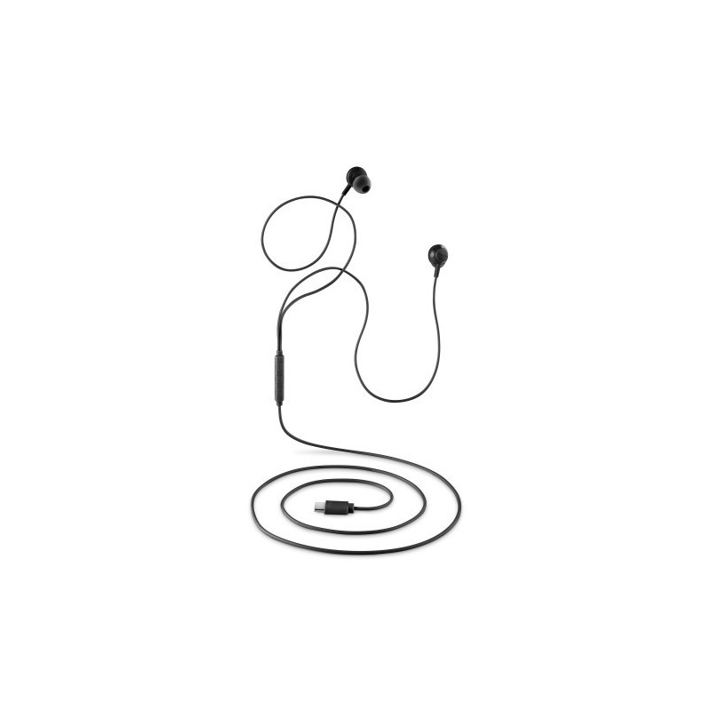 NGS CROSS STEP Auriculares Alámbrico Dentro de oído Llamadas/Música USB Tipo C Negro