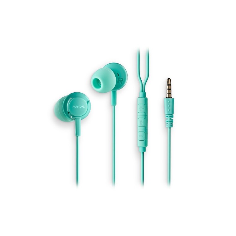 NGS CROSS DRIFT MINT Auriculares Alámbrico Dentro de oído Llamadas/Música Color menta