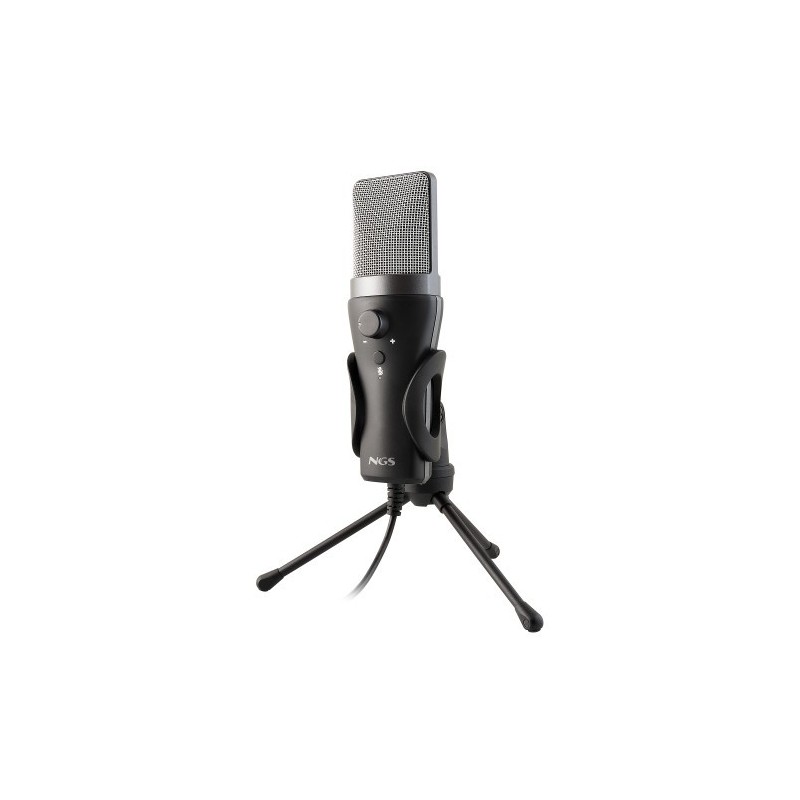 NGS MS120 USB Negro Micrófono para crear podcasts