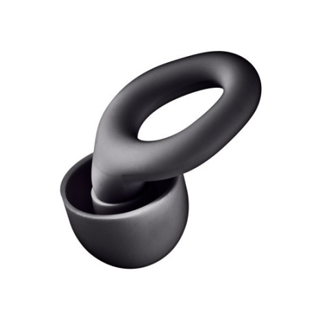 NGS NOON BLACK Tapón para oídos reutilizable Negro