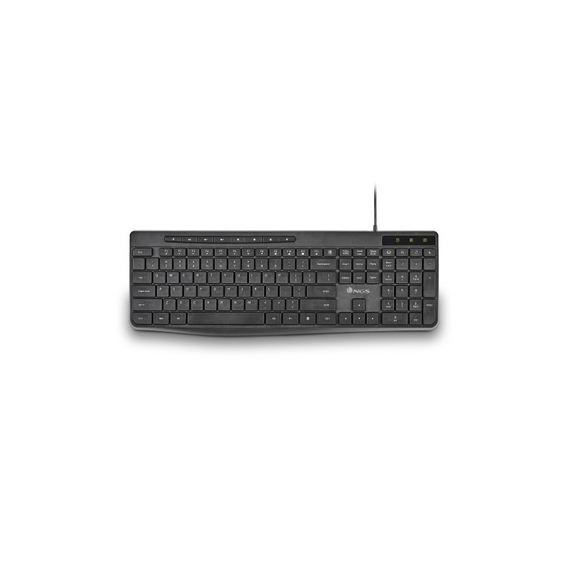 NGS SPECTRA (QUERTY, ES) teclado Hogar / Oficina USB QWERTY Español Negro