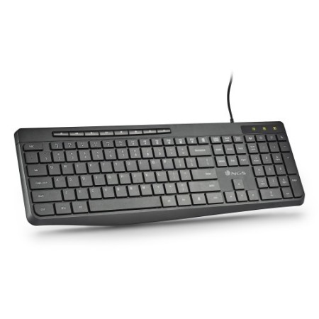 NGS SPECTRA (QUERTY, ES) teclado Hogar / Oficina USB QWERTY Español Negro