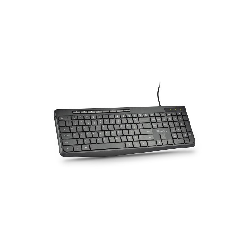 NGS SPECTRA (QUERTY, ES) teclado Hogar / Oficina USB QWERTY Español Negro