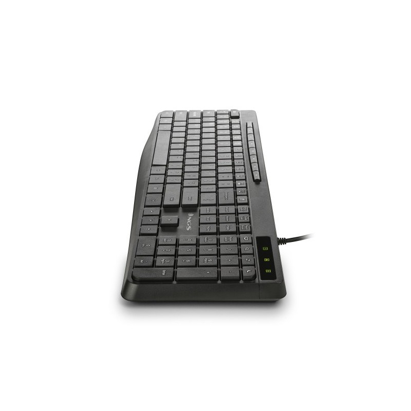 NGS SPECTRA (QUERTY, ES) teclado Hogar / Oficina USB QWERTY Español Negro