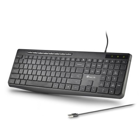 NGS SPECTRA (QUERTY, ES) teclado Hogar / Oficina USB QWERTY Español Negro
