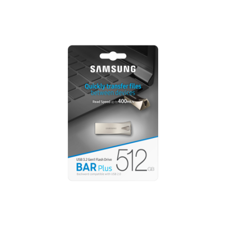 Samsung MUF-512BE unidad flash USB 512 GB USB tipo A 3.2 Gen 1 (3.1 Gen 1) Plata