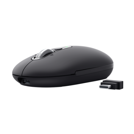Trust Seron Slim Multi ratón Oficina Ambidextro RF Wireless + Bluetooth Óptico 3200 DPI