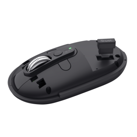 Trust Seron Slim Multi ratón Oficina Ambidextro RF Wireless + Bluetooth Óptico 3200 DPI