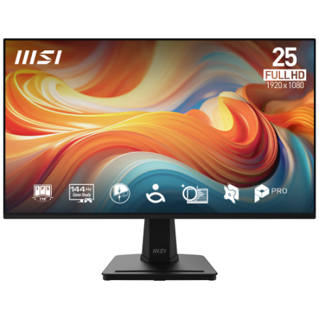 MSI Pro MP251 E14L pantalla para PC 62,2 cm (24.5″) 1920 x 1080 Pixeles Full HD Negro