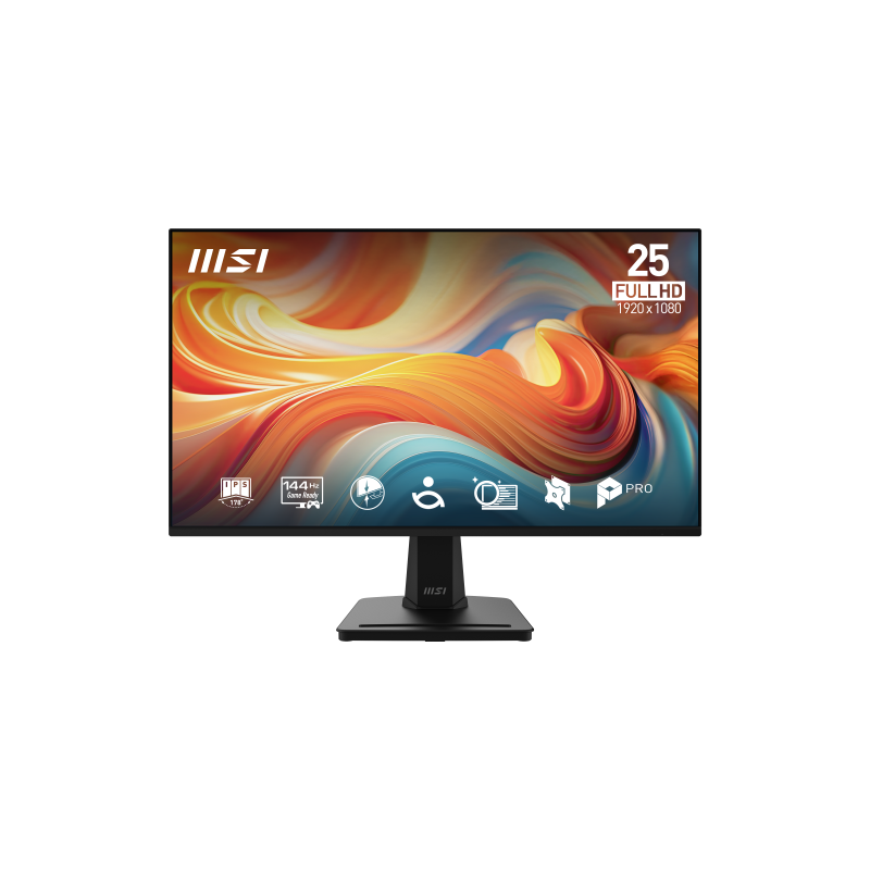MSI Pro MP251 E14L pantalla para PC 62,2 cm (24.5″) 1920 x 1080 Pixeles Full HD Negro