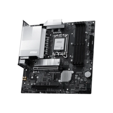 PLACA MSI PRO B860M-P WIFI6E,INTEL,1851,B860,4DDR5,256GB,1HDMI+1DP+1VGA,4SATA3+2M.2,2.5GBLAN+WIFI6E+BT5.3,6USB3.2,MATX