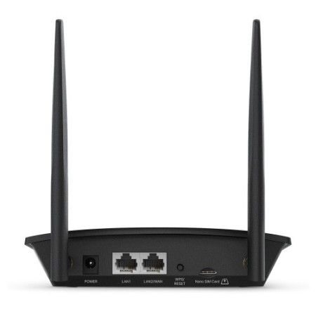 TP-Link TL-MR100 router inalámbrico Ethernet rápido Banda única (2,4 GHz) 4G Negro
