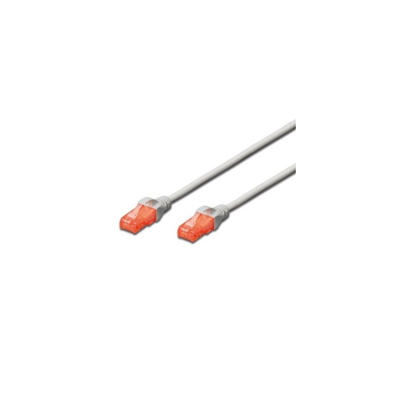 Ewent EW-6U-100 cable de red Gris 10 m Cat6 U/UTP (UTP)