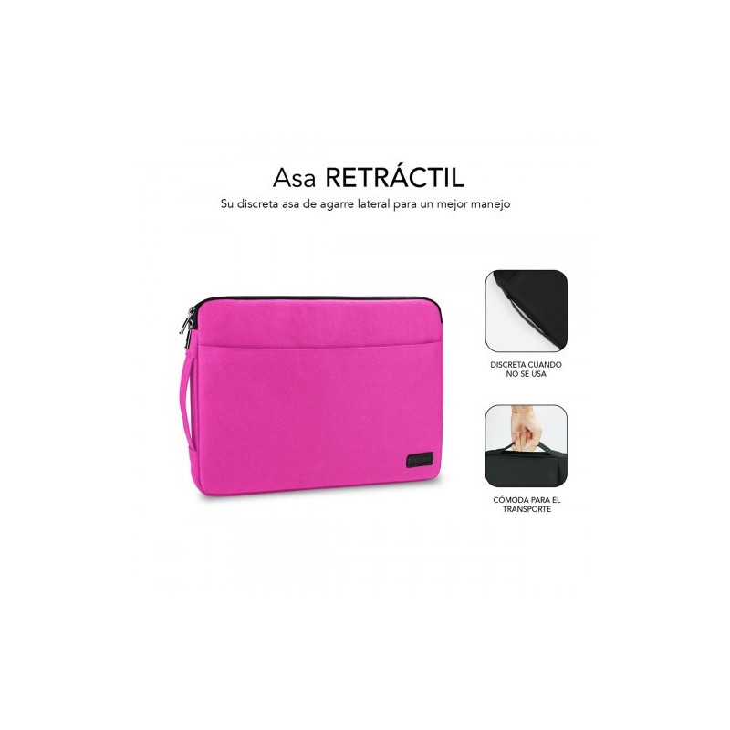 SUBBLIM Funda Ordenador Urban Laptop Sleeve 15,6″ Pink