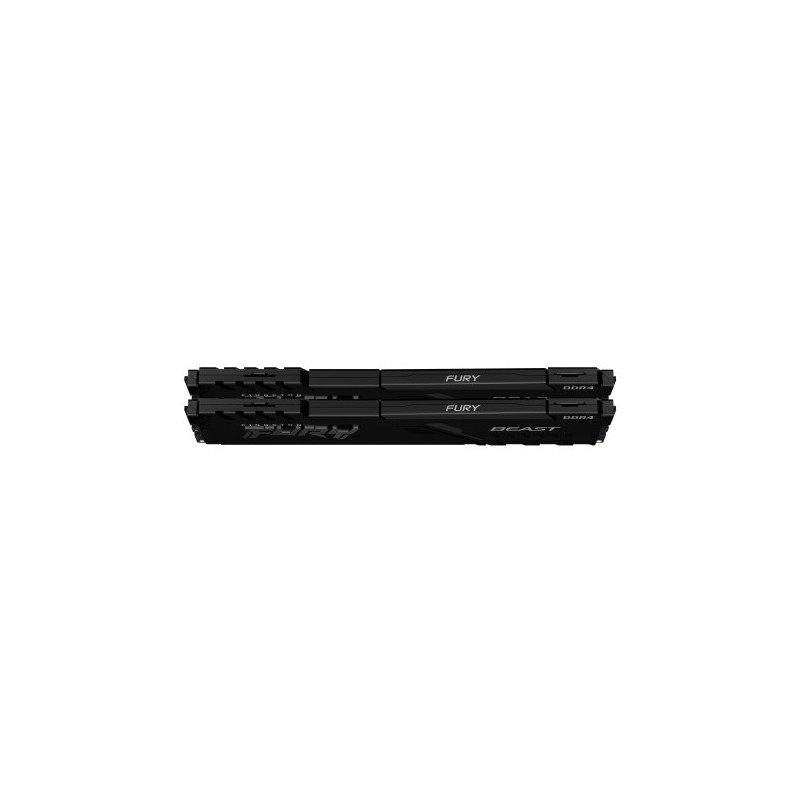 MEMORIA KINGSTON FURY BEAST BLACK DDR4 32GB (KIT 2) 3200MHZ CL16 1GX8 - KF432C16BB1K2/32