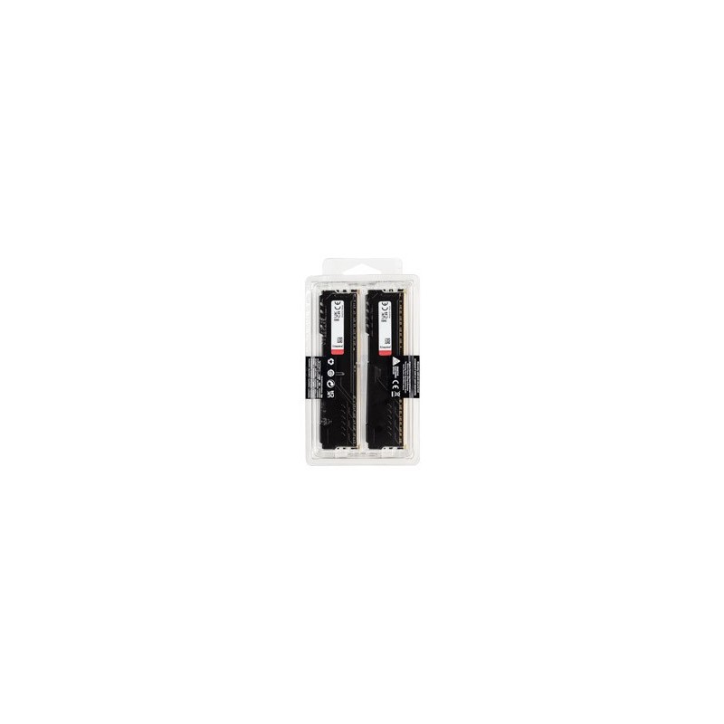 MEMORIA KINGSTON FURY BEAST BLACK DDR4 32GB (KIT 2) 3200MHZ CL16 1GX8 - KF432C16BB1K2/32