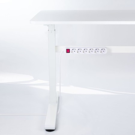 Nanocable Regleta de enchufes de 6 tomas con interruptor, 1.4 metros Blanca