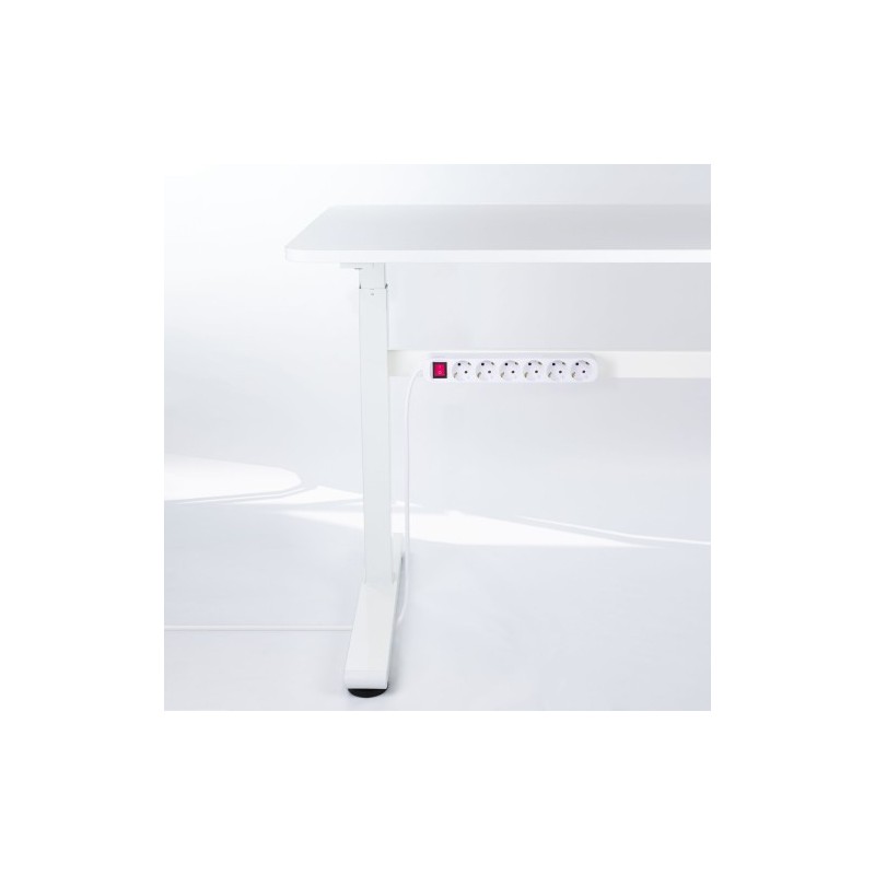 Nanocable Regleta de enchufes de 6 tomas con interruptor, 1.4 metros Blanca