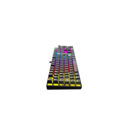 KROM TECLADO GAMING KASIC. MECANICO. TECLAS RETROILUMINADAS RAINBOW. USB