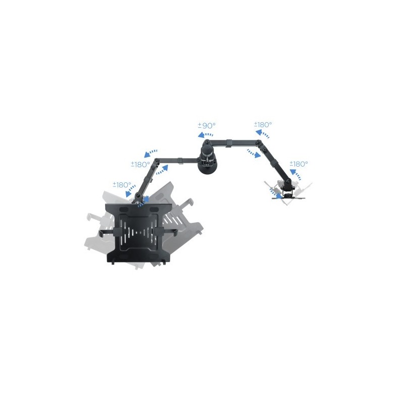 TooQ Soporte de mesa para pantalla 13″-32″ y portátil
