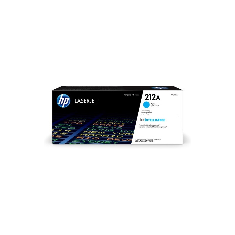 HP Cartucho de tóner Original LaserJet 212A cian